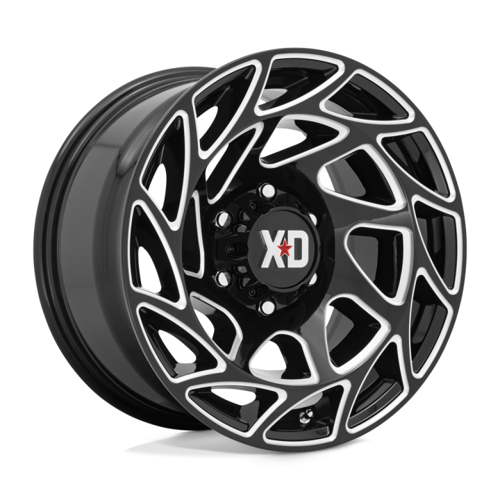 Jantă de Aluminiu, XD Series XD860 ONSLAUGHT, 22x12.0, ET -44, 5x127, 71.5, Negru - EDK.ro