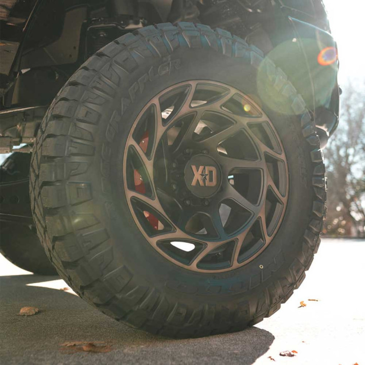 Alloy Wheel, XD Series XD860 ONSLAUGHT, 20x9.0, ET 0, 5x127, 71.5, Black - EDK.ro