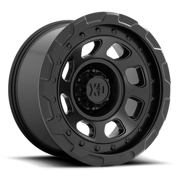Jantă de Aluminiu, XD Series XD861 STORM, 17x9.0, ET -12, 5x127, 71.5, Negru - EDK.ro