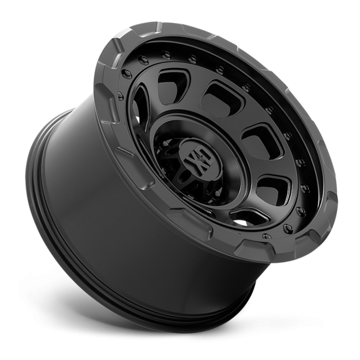 Jantă de Aluminiu, XD Series XD861 STORM, 17x9.0, ET -12, 5x127, 71.5, Negru - EDK.ro