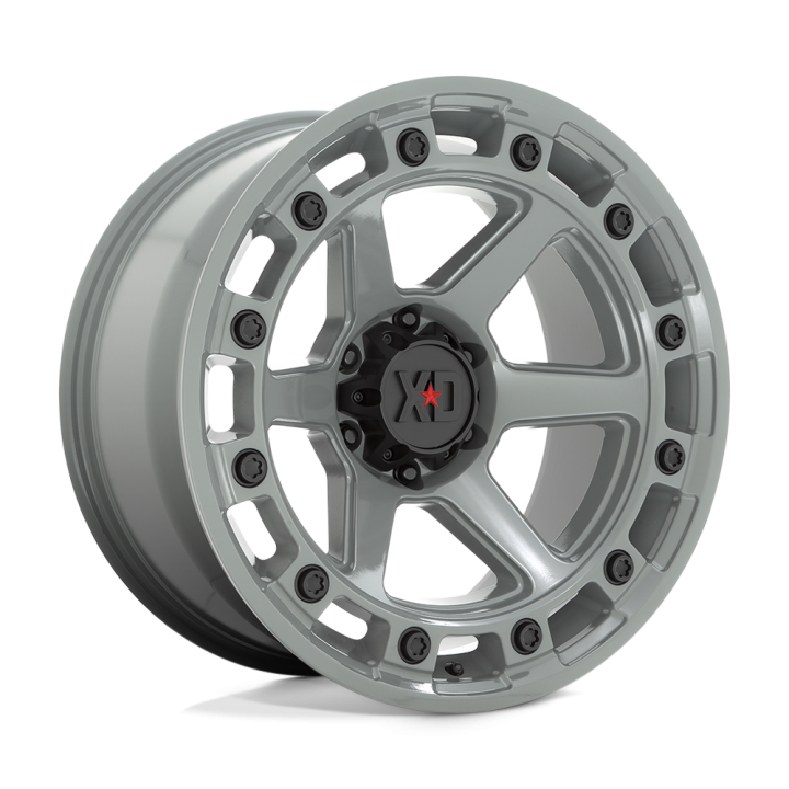 Jantă de Aluminiu, XD Series XD862 RAID, 17x9.0, ET 0, 5x127, 71.5, Gri - EDK.ro