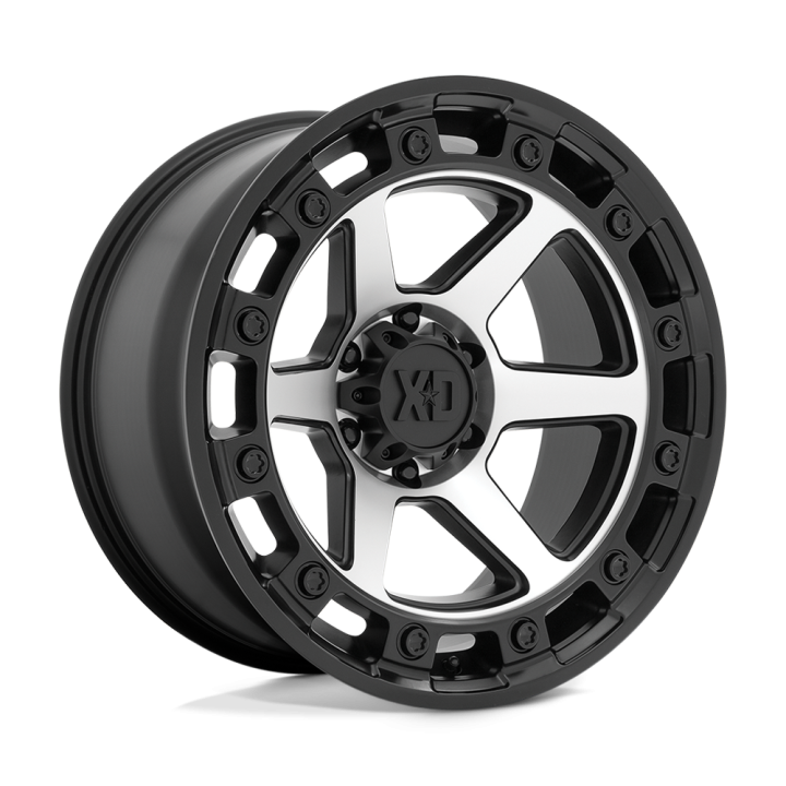Alloy Wheel, XD Series XD862 RAID, 20x10.0, ET -18, 5x127, 71.5, Black - EDK.ro