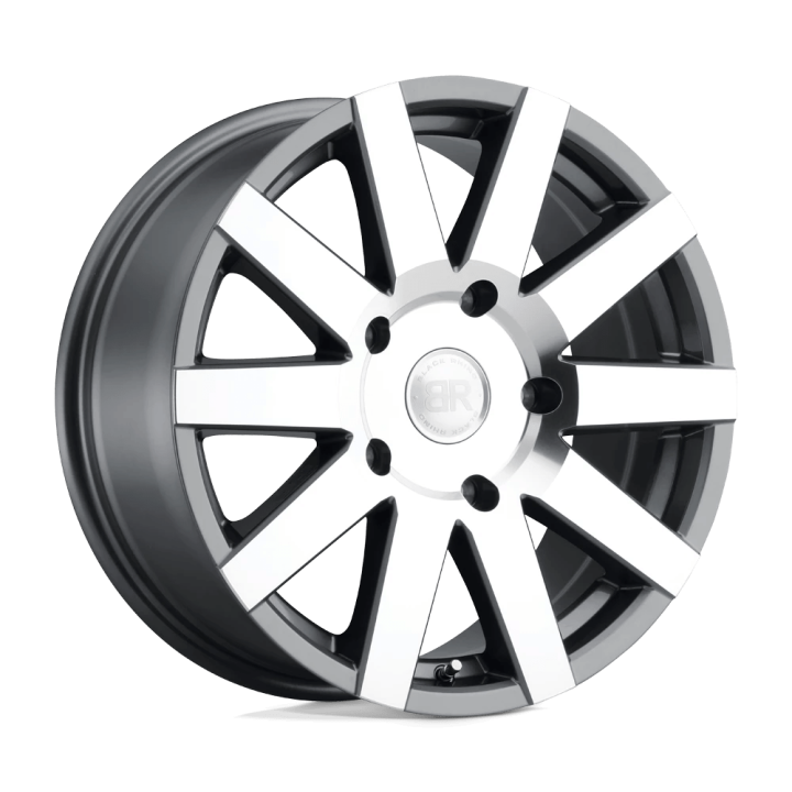 Jantă de Aluminiu, Black Rhino, 18x8.0, ET 48, 5x130, 84.1, Gri Metalizat - EDK.ro