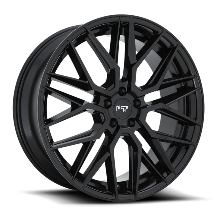 Alloy Wheel, Niche Road Wheels M224 GAMMA, 24x10.0, ET 35, 5x130, 84.1, Black - EDK.ro