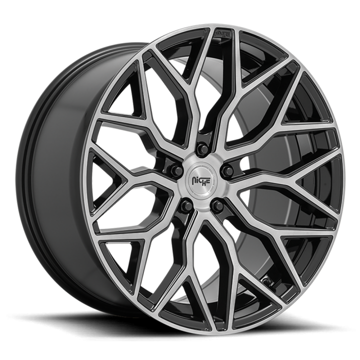 Alloy Wheel, Niche Road Wheels M262 MAZZANTI, 22x10.0, ET 30, 5x130, 84.1, Black - EDK.ro