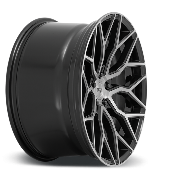 Jantă de Aluminiu, Niche Road Wheels M262 MAZZANTI, 22x10.0, ET 30, 5x130, 84.1, Negru - EDK.ro