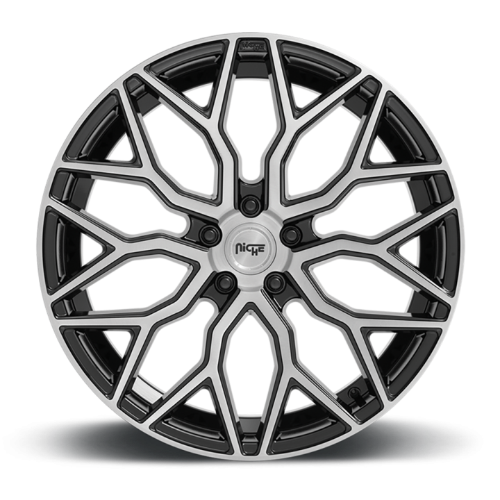 Jantă de Aluminiu, Niche Road Wheels M262 MAZZANTI, 22x10.0, ET 30, 5x130, 84.1, Negru - EDK.ro