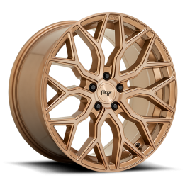 Alloy Wheel, Niche Road Wheels M263 MAZZANTI, 22x10.0, ET 30, 5x130, 84.1, Bronze - EDK.ro