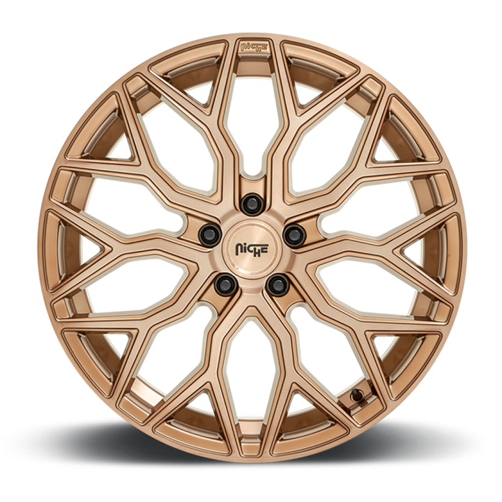 Alloy Wheel, Niche Road Wheels M263 MAZZANTI, 22x10.0, ET 30, 5x130, 84.1, Bronze - EDK.ro