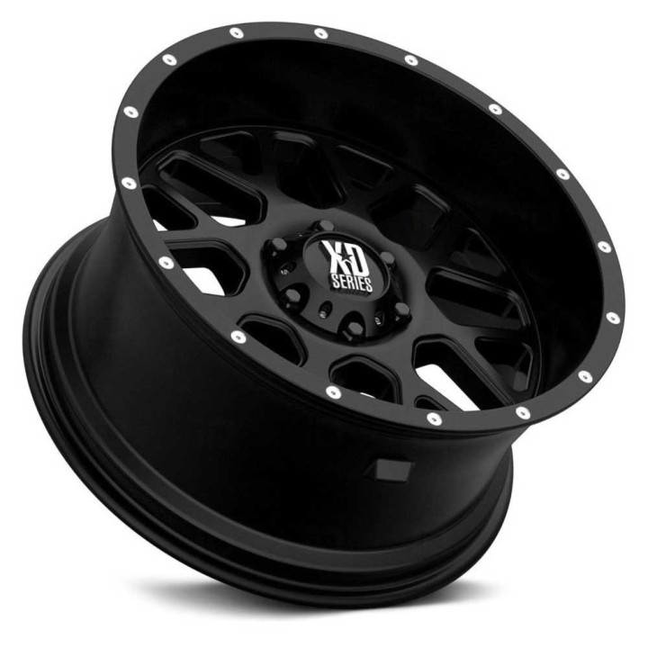 Alloy Wheel, XD Series XD820 GRENADE, 18x8.0, ET 38, 5x130, 84.1, Black - EDK.ro