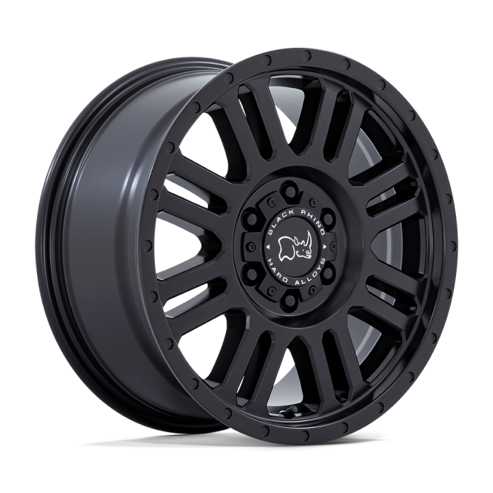 Jantă de Aluminiu, Black Rhino YELLOWSTONE, 17x8.0, ET 45, 5x130, 78.1, Negru - EDK.ro