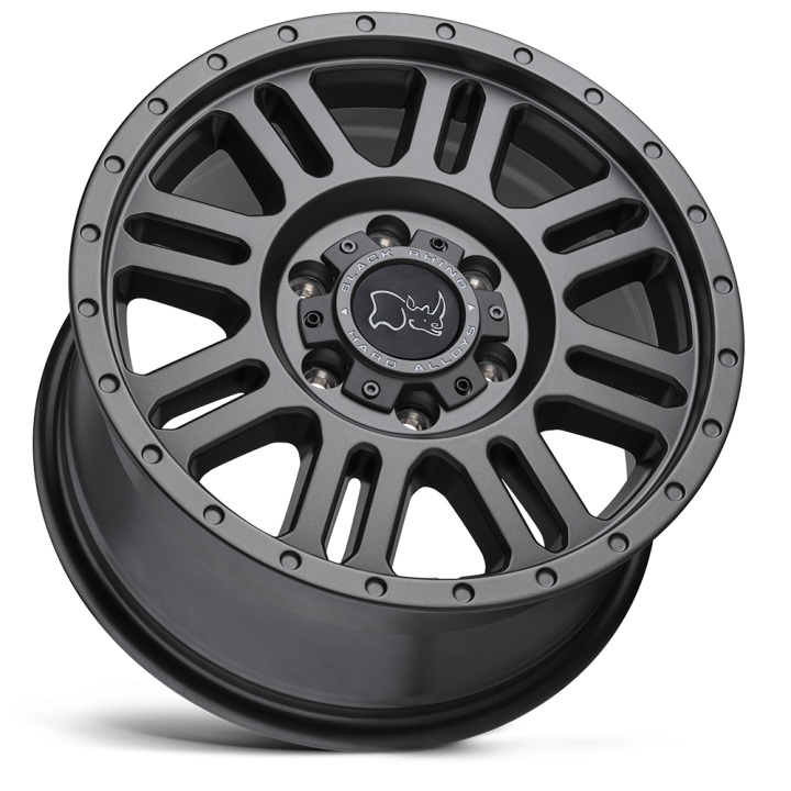 Alloy Wheel, Black Rhino YELLOWSTONE, 16x8.0, ET 45, 5x130, 78.1, Gunmetal - EDK.ro