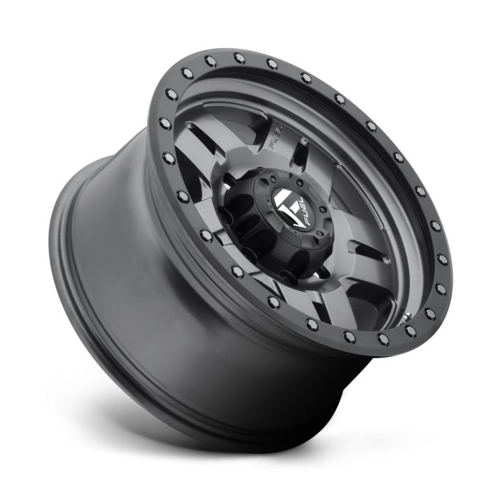 Alloy Wheel, FUEL D558 ANZA, 17x8.5, ET -6, 5x139.7, 108, Black - EDK.ro