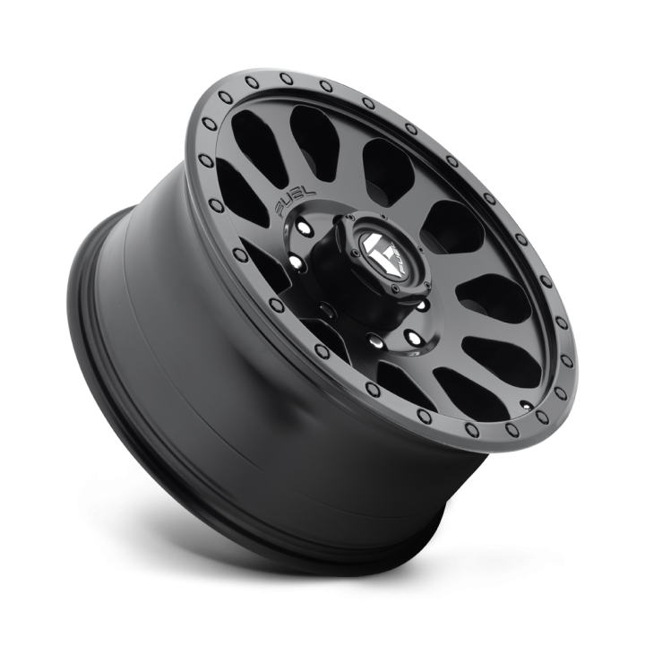 Jantă de Aluminiu, FUEL D579 VECTOR, 18x9.0, ET 20, 5x139.7, 108, Negru - EDK.ro