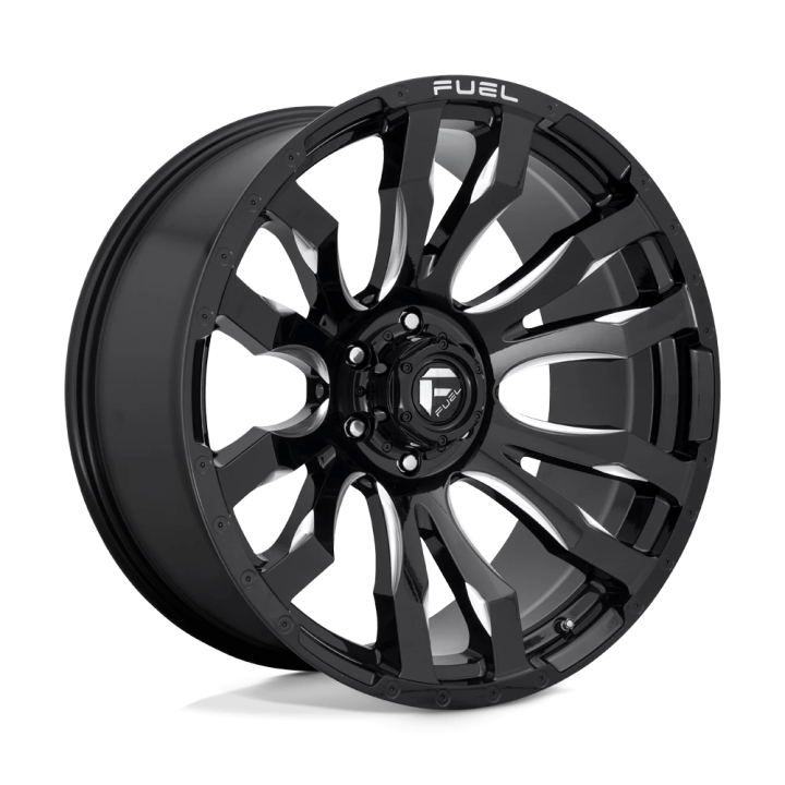 Jantă de Aluminiu, FUEL D673 BLITZ, 16x8.0, ET 1, 5x139.7, 108, Negru - EDK.ro