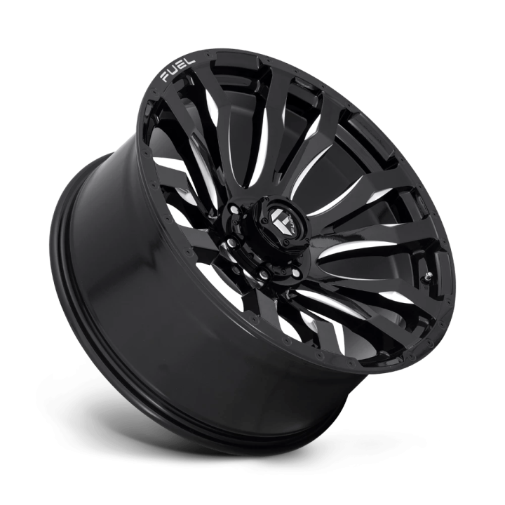 Jantă de Aluminiu, FUEL D673 BLITZ, 16x8.0, ET 1, 5x139.7, 108, Negru - EDK.ro