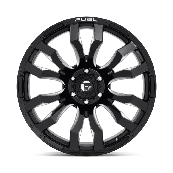 Jantă de Aluminiu, FUEL D673 BLITZ, 16x8.0, ET 1, 5x139.7, 108, Negru - EDK.ro