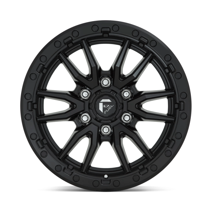 Alloy Wheel, FUEL D679 REBEL, 18x9.0, ET -12, 5x139.7, 78.1, Black - EDK.ro