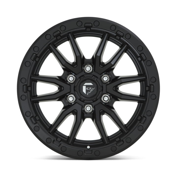 Alloy Wheel, FUEL D679 REBEL, 20x10.0, ET -18, 5x139.7, 78.1, Black - EDK.ro