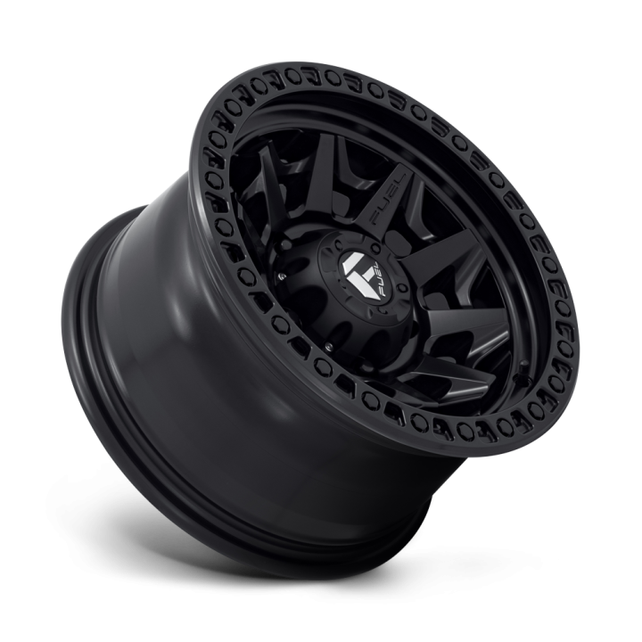 Alloy Wheel, FUEL D694 COVERT, 15x8.0, ET -12, 5x139.7, 108, Black - EDK.ro