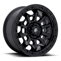 Jantă de Aluminiu, FUEL D694 COVERT, 18x9.0, ET 20, 5x139.7, 87.1, Negru - EDK.ro