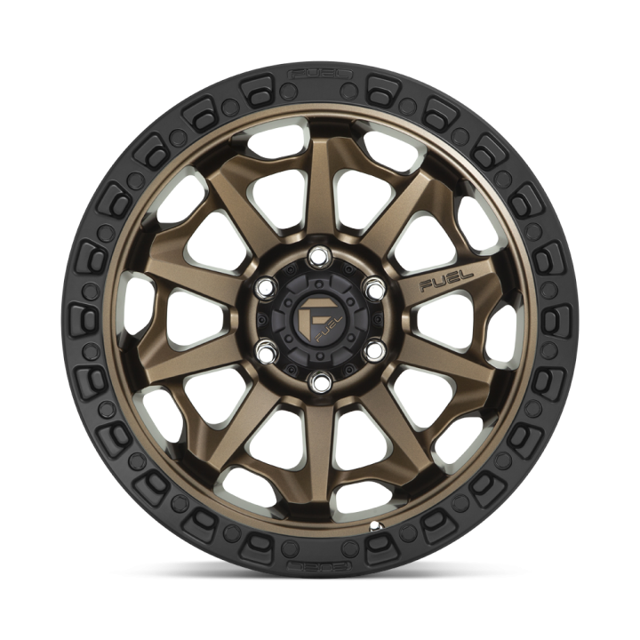 Jantă de Aluminiu, FUEL D696 COVERT, 16x8.0, ET 1, 5x139.7, 108, Negru - EDK.ro