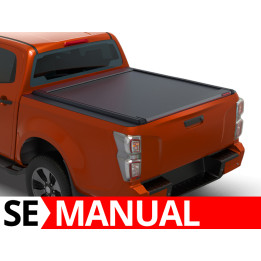 Manual Roll Top Tonneau Bed Cover, Tessera 4x4 SE, Isuzu D-Max Double Cab 2021 - Present - EDK.ro