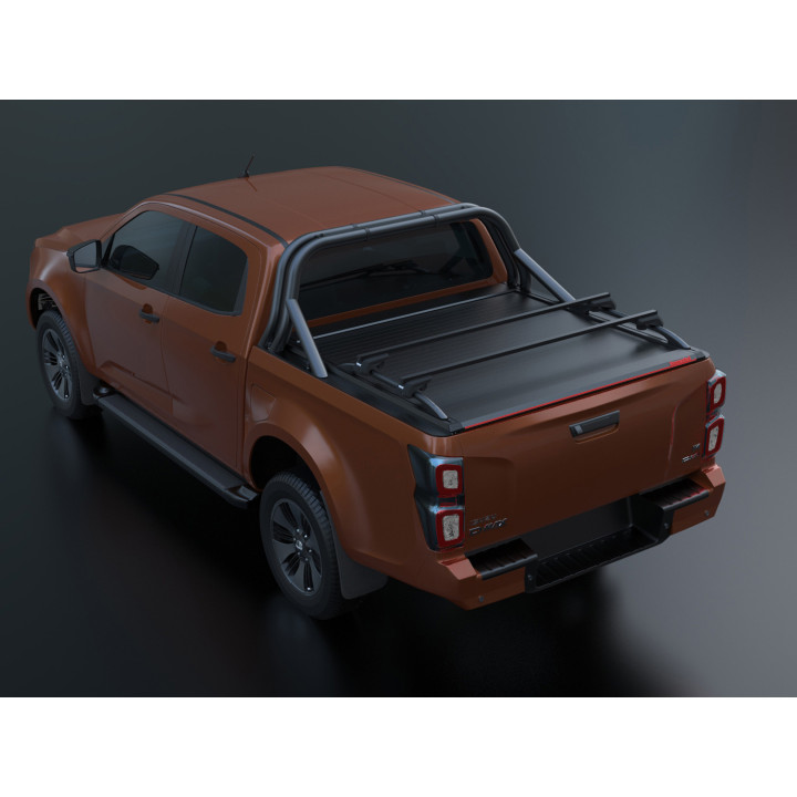 Manual Roll Top Tonneau Bed Cover, Tessera 4x4 SE, Isuzu D-Max Double Cab 2021 - Present - EDK.ro