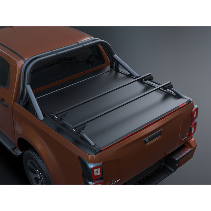 Manual Roll Top Tonneau Bed Cover, Tessera 4x4 SE, Isuzu D-Max Double Cab 2021 - Present - EDK.ro