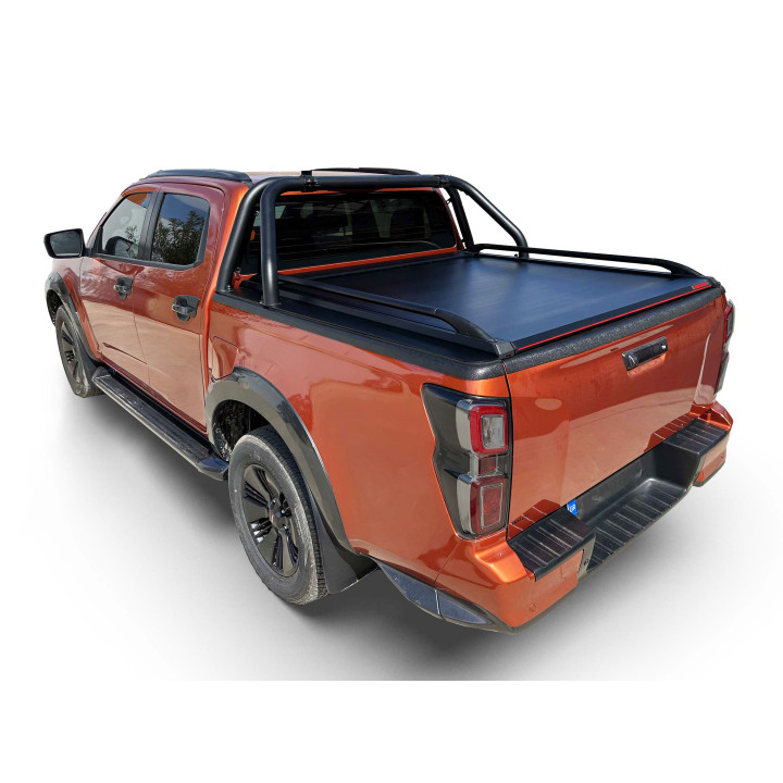 Manual Roll Top Tonneau Bed Cover, Tessera 4x4 SE, Isuzu D-Max Double Cab 2021 - Present - EDK.ro