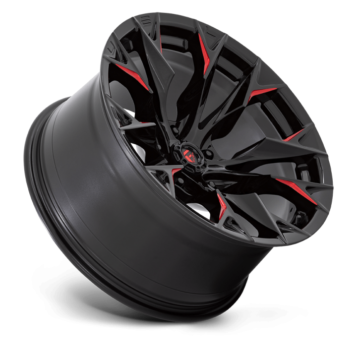 Alloy Wheel, FUEL D823 FLAME, 20x10.0, ET -18, 5x139.7, 78.1, Black - EDK.ro