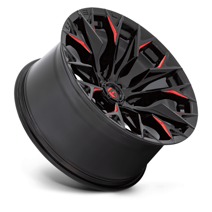 Alloy Wheel, FUEL D823 FLAME, 20x9.0, ET 1, 5x139.7, 78.1, Black - EDK.ro