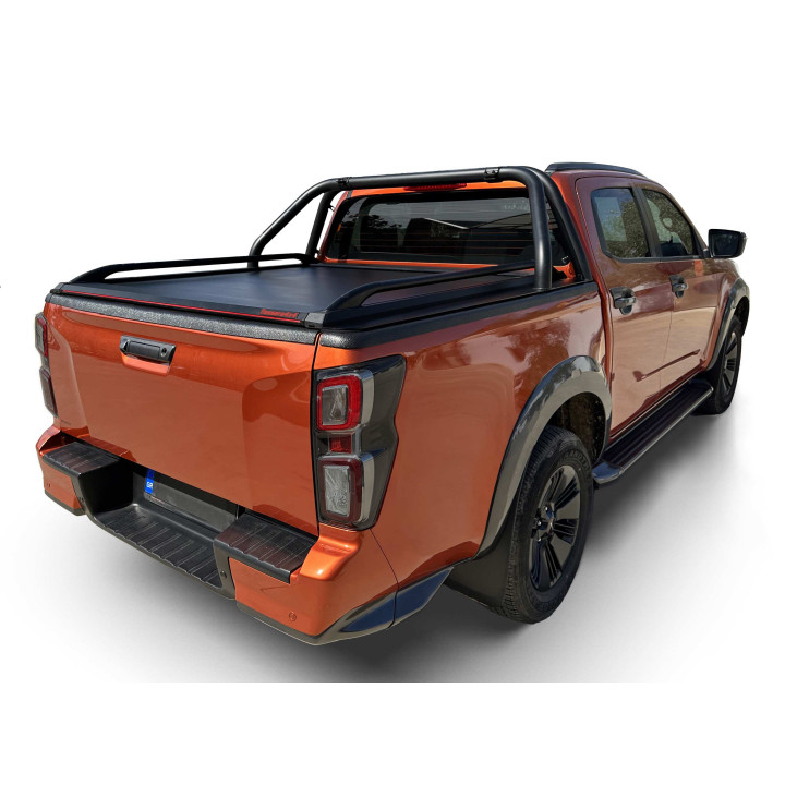 Manual Roll Top Tonneau Bed Cover, Tessera 4x4 SE, Isuzu D-Max Double Cab 2021 - Present - EDK.ro