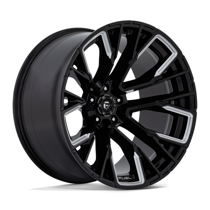 Alloy Wheel, FUEL D849 REBAR, 22x12.0, ET -44, 5x139.7, 78.1, Black - EDK.ro