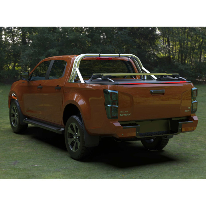 Manual Roll Top Tonneau Bed Cover, Tessera 4x4 SE, Isuzu D-Max Double Cab 2021 - Present - EDK.ro