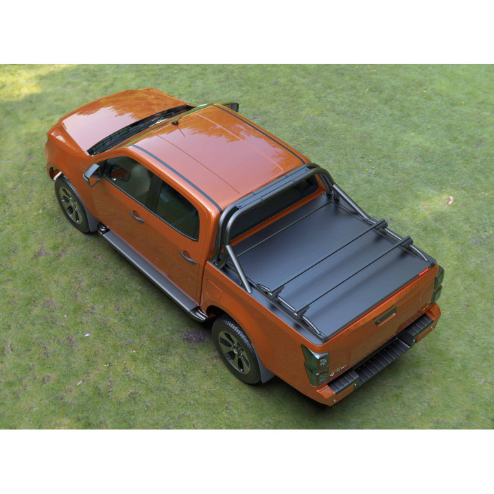 Manual Roll Top Tonneau Bed Cover, Tessera 4x4 SE, Isuzu D-Max Double Cab 2021 - Present - EDK.ro