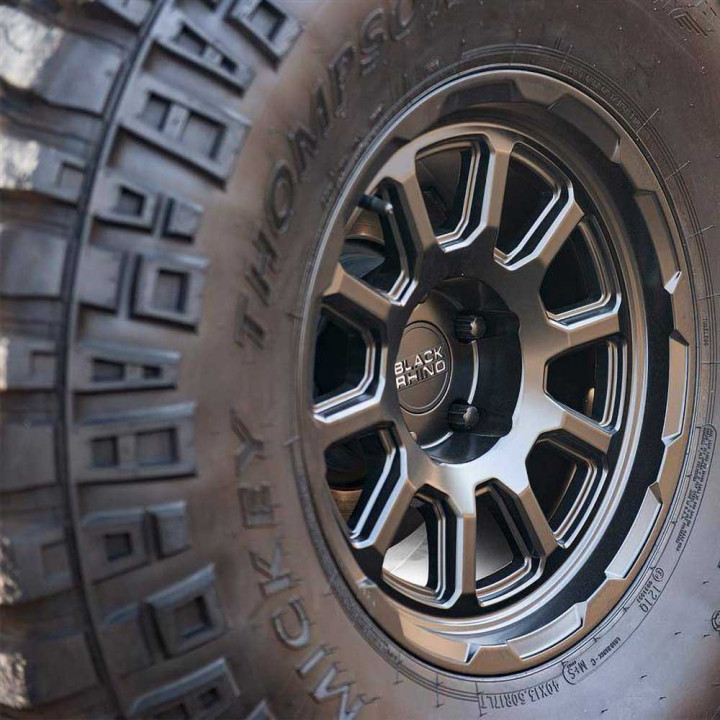 Alloy Wheel, Black Rhino CHASE, 20x9.5, ET 0, 5x139.7, 78.1, Black - EDK.ro