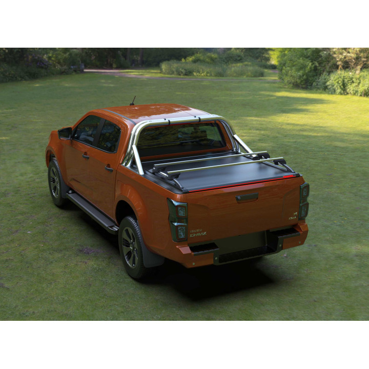 Manual Roll Top Tonneau Bed Cover, Tessera 4x4 SE, Isuzu D-Max Double Cab 2021 - Present - EDK.ro