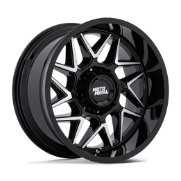 Alloy Wheel, MOTO Metal MO812 TURBINE, 20x10.0, ET -18, 5x139.7, 78.1, Black - EDK.ro