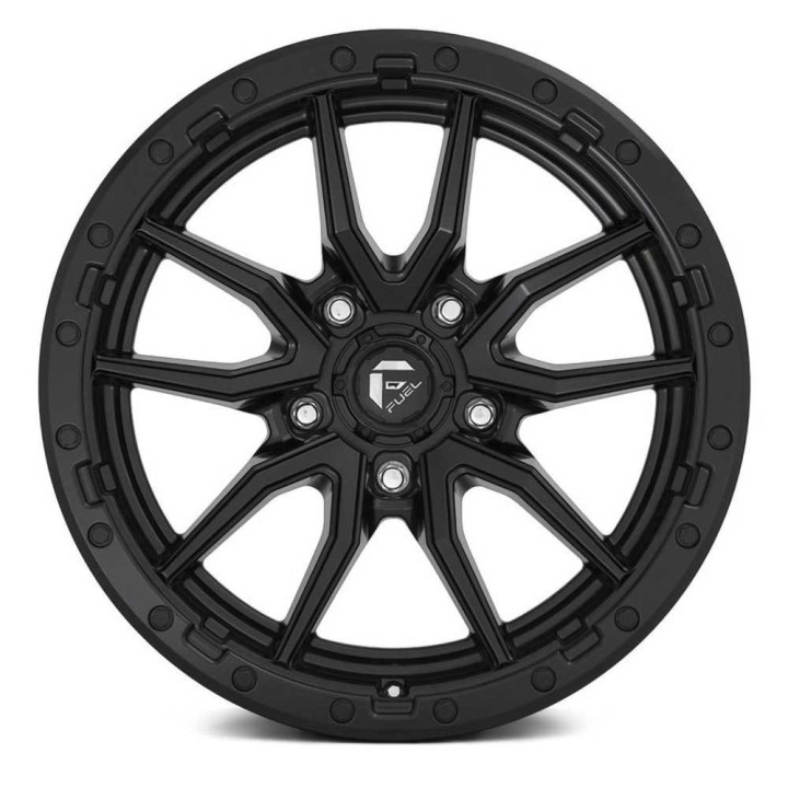 Alloy Wheel, FUEL D679 REBEL 5, 20x9.0, ET 20, 5x150, Black - EDK.ro
