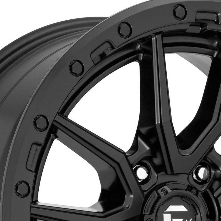 Alloy Wheel, FUEL D679 REBEL 5, 20x9.0, ET 20, 5x150, Black - EDK.ro
