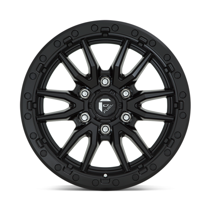 Alloy Wheel, FUEL D679 REBEL, 18x9.0, ET 1, 5x150, 110.1, Black - EDK.ro
