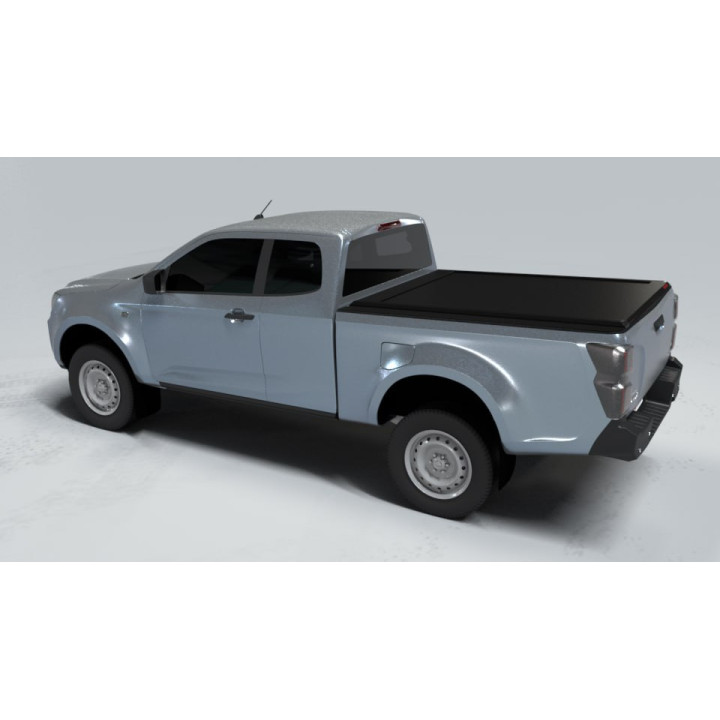 Manual Roll Top Tonneau Bed Cover, Tessera 4x4 SE, Isuzu D-Max Extra Cab 2021 - Present - EDK.ro