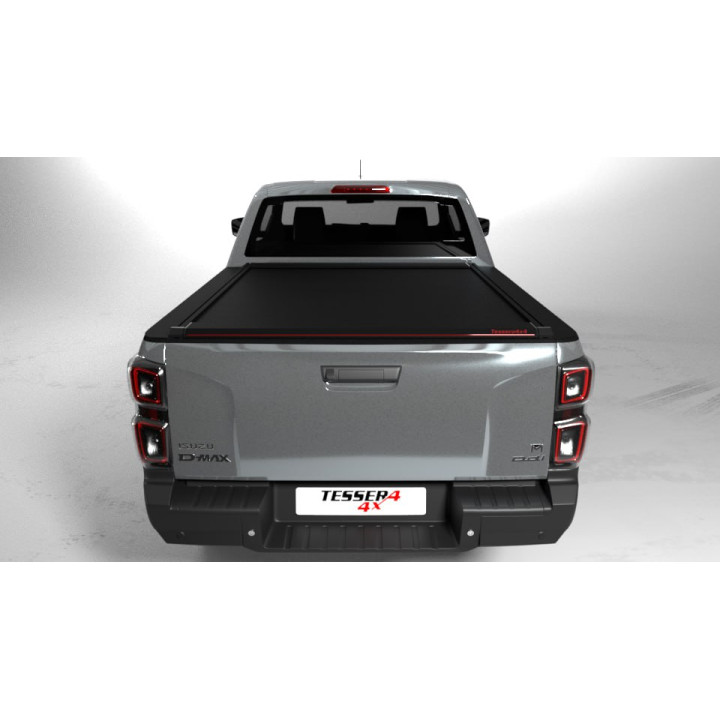 Manual Roll Top Tonneau Bed Cover, Tessera 4x4 SE, Isuzu D-Max Extra Cab 2021 - Present - EDK.ro