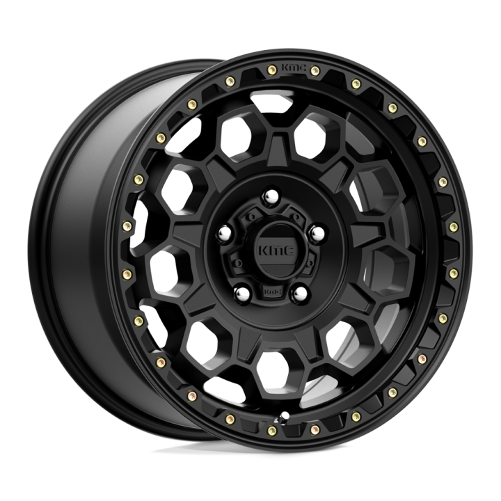 Alloy Wheel, KMC KM545 TREK, 17x9.0, ET 18, 5x150, 110.1, Black - EDK.ro