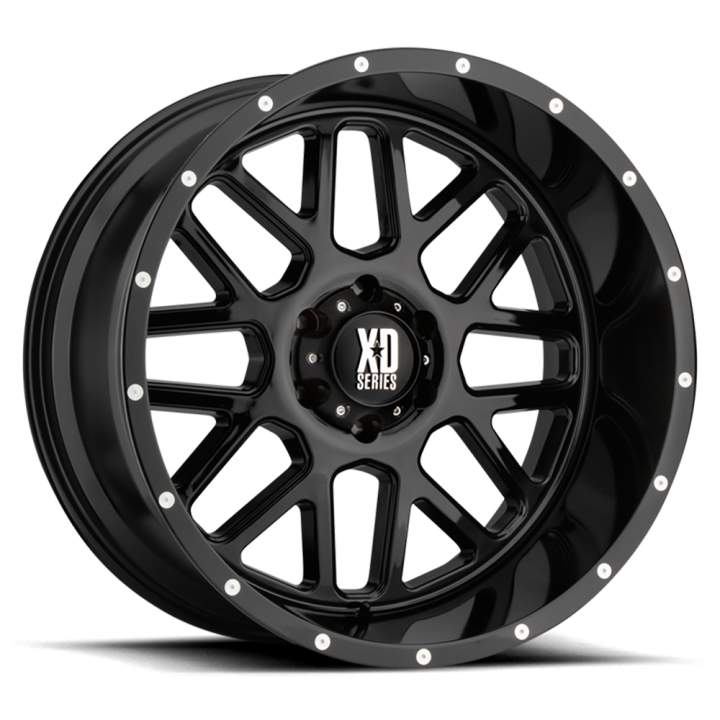 Alloy Wheel, XD Series XD820 GRENADE, 16x7.0, ET 42, 5x160, 65.07, Black - EDK.ro