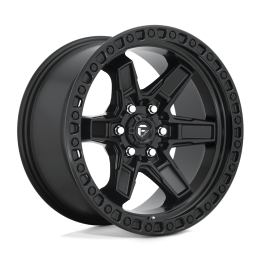 Jantă de Aluminiu, FUEL D697 KICKER, 17x9.0, ET 12, 6x114.3, 66.06, Negru - EDK.ro