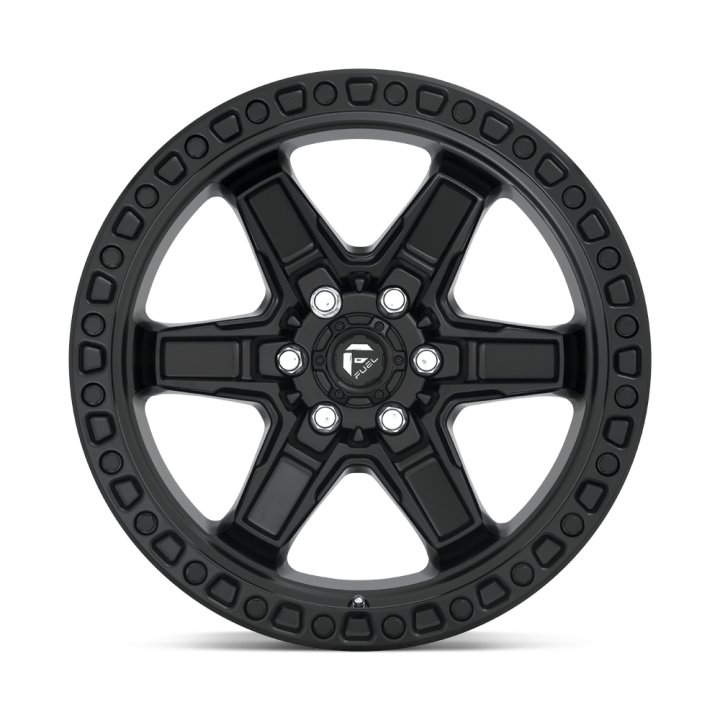 Alloy Wheel, FUEL D697 KICKER, 17x9.0, ET 12, 6x114.3, 66.06, Black - EDK.ro