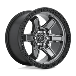 Alloy Wheel, FUEL D698 KICKER, 17x9.0, ET 12, 6x114.3, 66.06, Black - EDK.ro