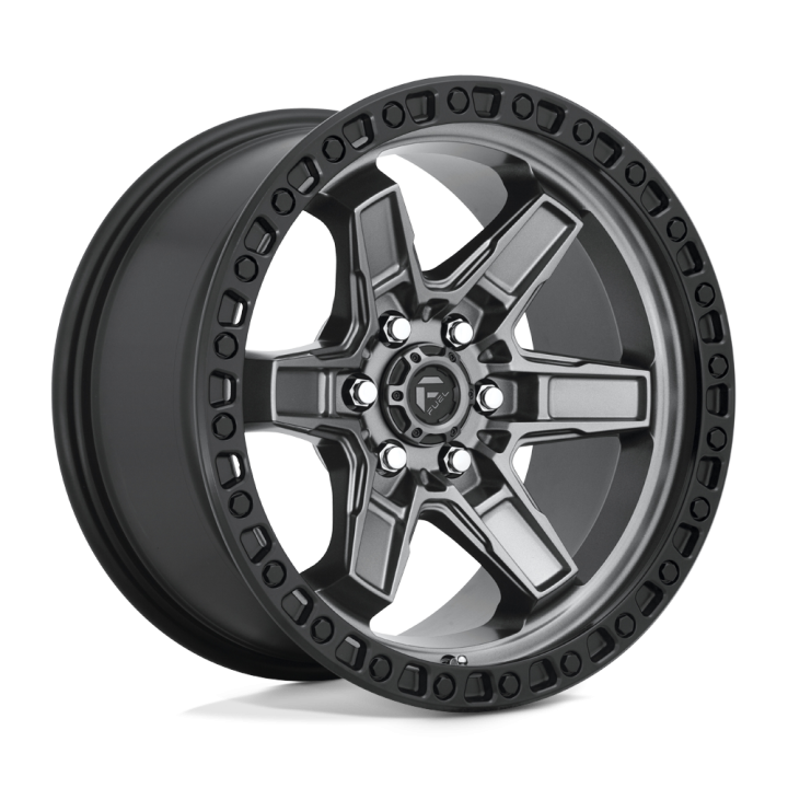 Jantă de Aluminiu, FUEL D698 KICKER, 17x9.0, ET 12, 6x114.3, 66.06, Negru - EDK.ro